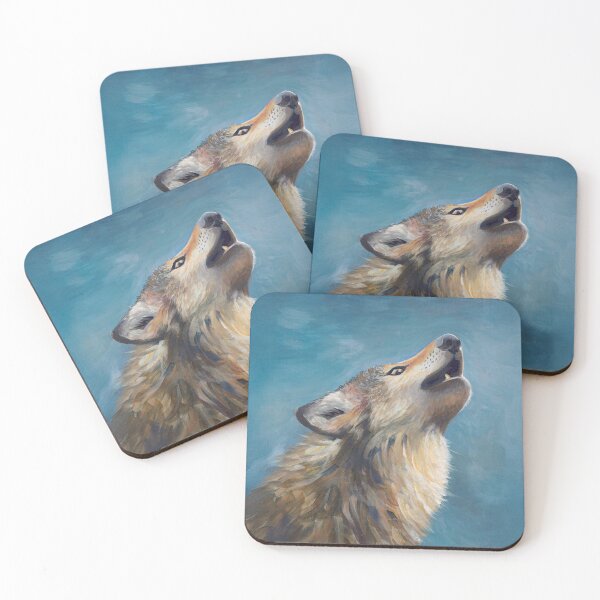 Item preview, Wolf portrait, Unbroken designed and sold by Laura Terese Art.