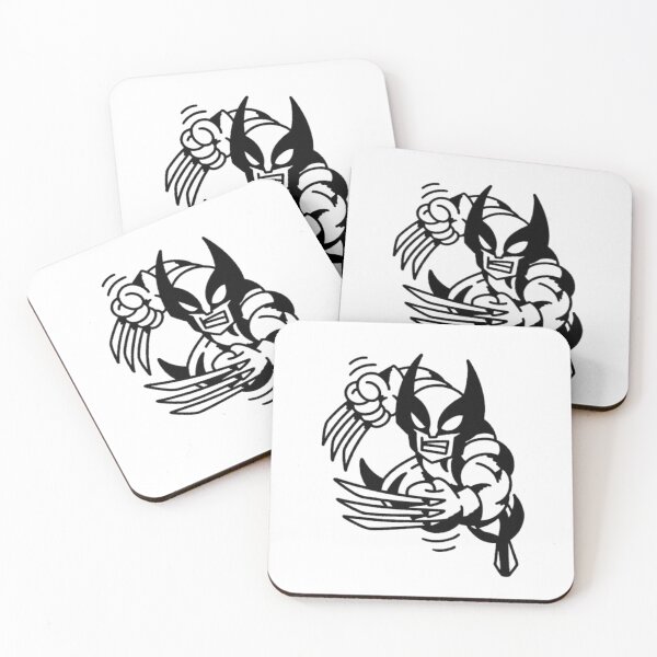Item preview, Tribal Strength and Dynamic Motion – Wolverine Line Art designed and sold by WATEKE.