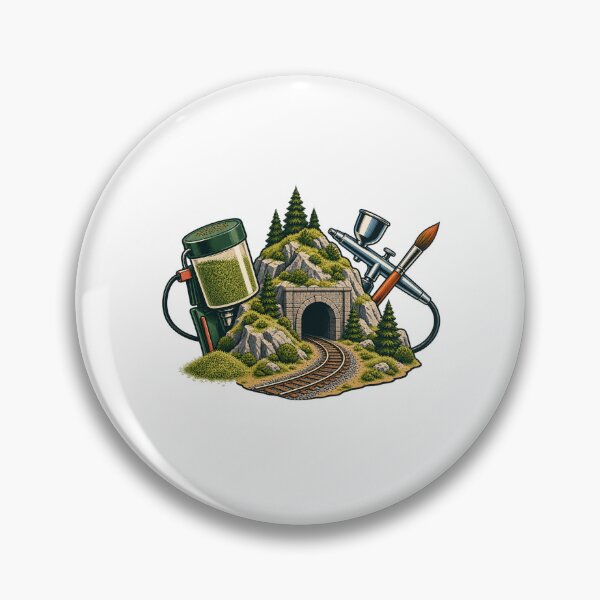 Item preview, Model Railroad Scenery Maker Gift – Tunnel and Terrain Tools designed and sold by UrbanCanvvas.