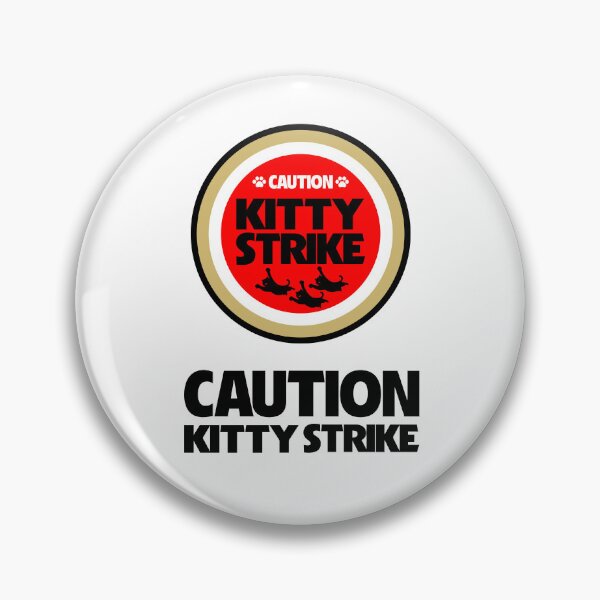 Item preview, Caution! Kitty Strike Parody Art designed and sold by San Studios Co..