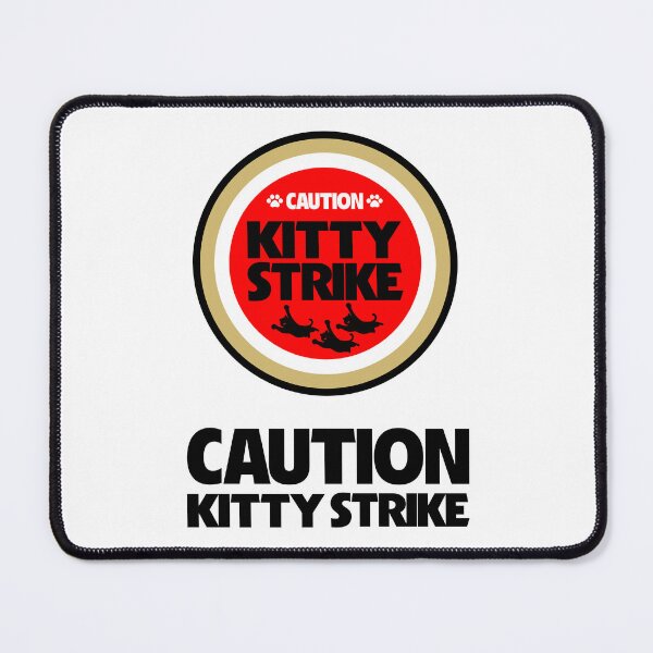 Item preview, Caution! Kitty Strike Parody Art designed and sold by San Studios Co..
