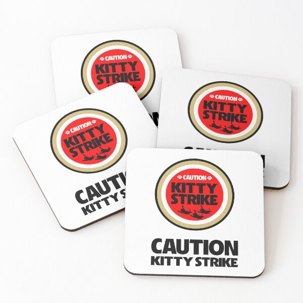 Item preview, Caution! Kitty Strike Parody Art designed and sold by San Studios Co..