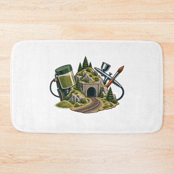 Item preview, Model Railroad Scenery Maker Gift – Tunnel and Terrain Tools designed and sold by UrbanCanvvas.