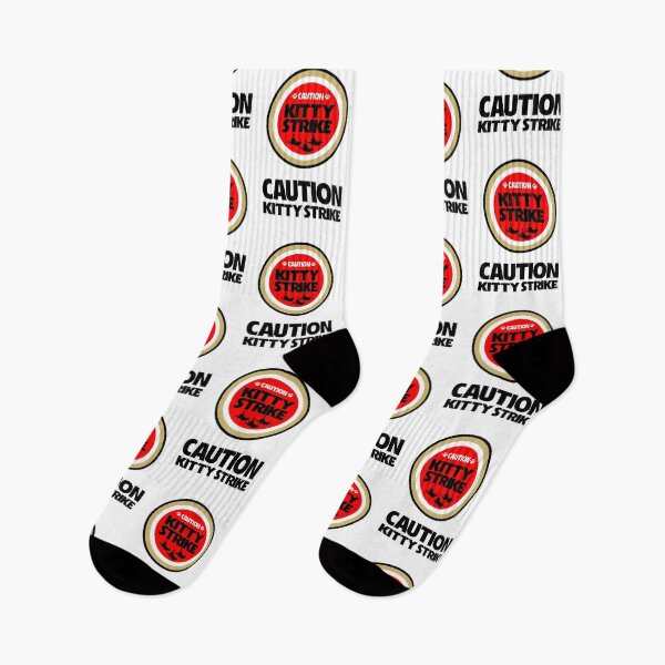 Item preview, Caution! Kitty Strike Parody Art designed and sold by San Studios Co..
