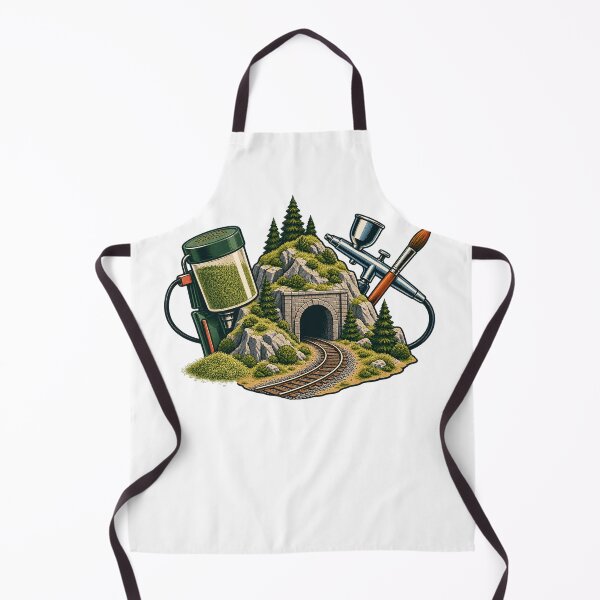 Item preview, Model Railroad Scenery Maker Gift – Tunnel and Terrain Tools designed and sold by UrbanCanvvas.