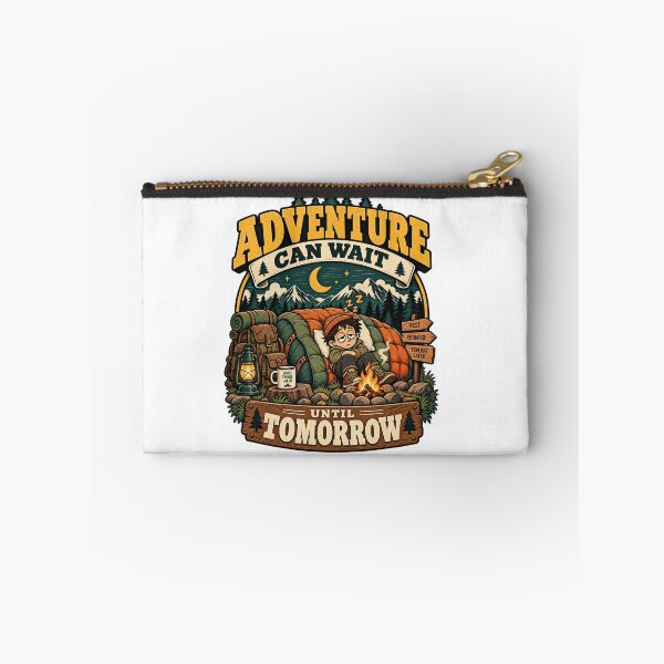 Item preview, Adventure Can Wait Until Tomorrow – Funny Camping Procrastination designed and sold by NarpLTD.