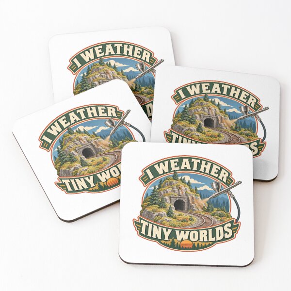 Item preview, I Weather Tiny Worlds – Illustrated Model Railway Scenery Art designed and sold by UrbanCanvvas.
