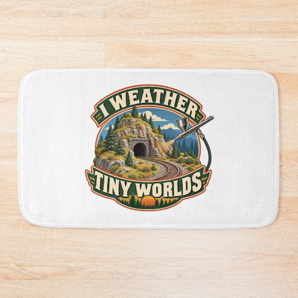 Item preview, I Weather Tiny Worlds – Illustrated Model Railway Scenery Art designed and sold by UrbanCanvvas.