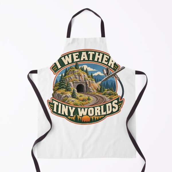 Item preview, I Weather Tiny Worlds – Illustrated Model Railway Scenery Art designed and sold by UrbanCanvvas.