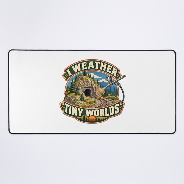 Item preview, I Weather Tiny Worlds – Illustrated Model Railway Scenery Art designed and sold by UrbanCanvvas.