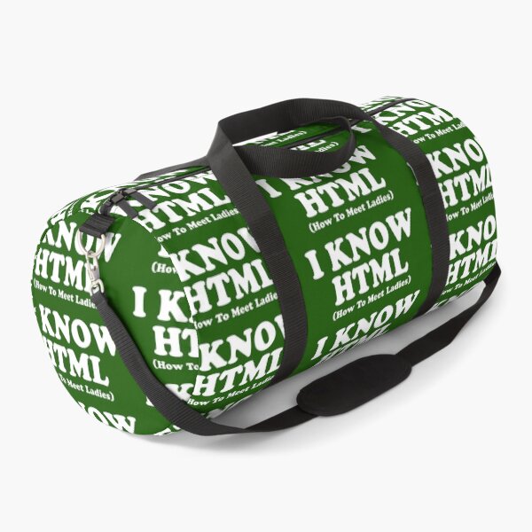 Aperçu de l'œuvre Je connais le HTML - T-Shirt créée et vendue par GeeklyShirts.
