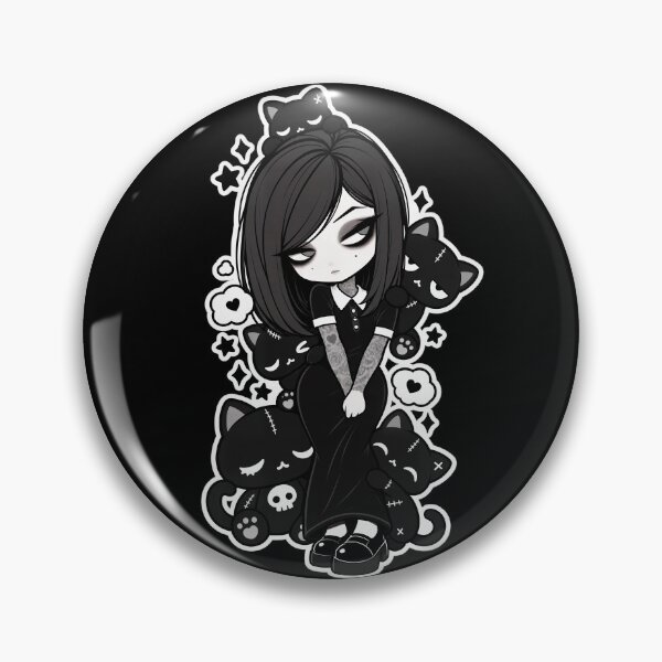Item preview, Girl Surrounded by Black Cats and Stars designed and sold by SeoulVibeStudio.