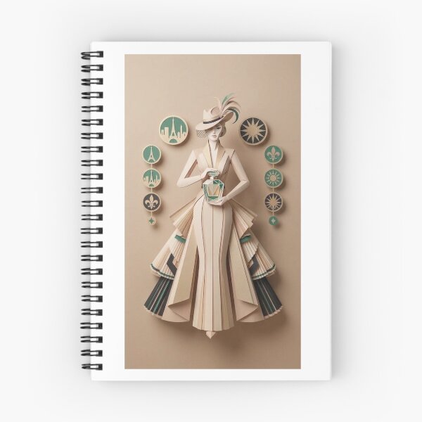 Item preview,  Art Deco Papercraft Fashion Woman Wall Art designed and sold by  Color & Form.
