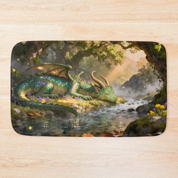 Item preview, The Slumbering Green Guardian of the Forest designed and sold by Fanta-sticky.