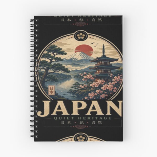 Item preview, Japan Quiet Heritage Vintage Poster, Mount Fuji Japanese Landscape Art, Retro Japan designed and sold by TulipsArtDesigns .
