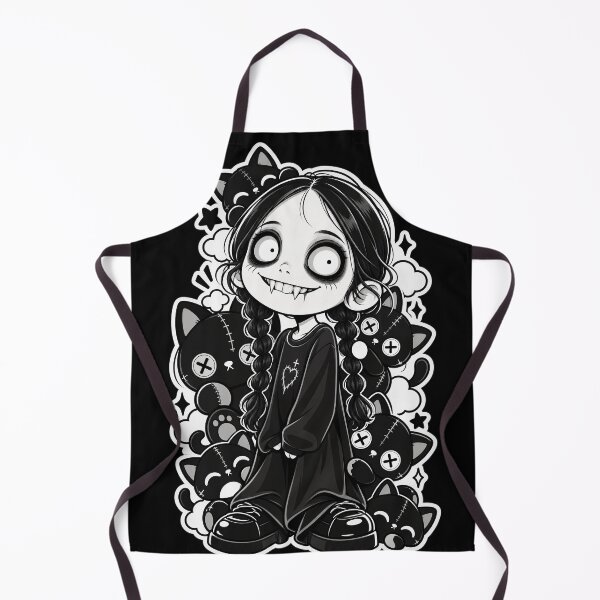 Item preview, Creepy Doll with Cat Companions and Stars designed and sold by SeoulVibeStudio.