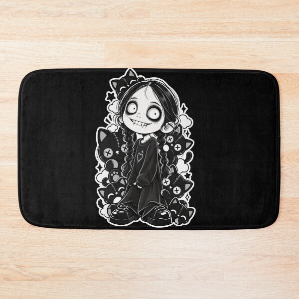 Item preview, Creepy Doll with Cat Companions and Stars designed and sold by SeoulVibeStudio.