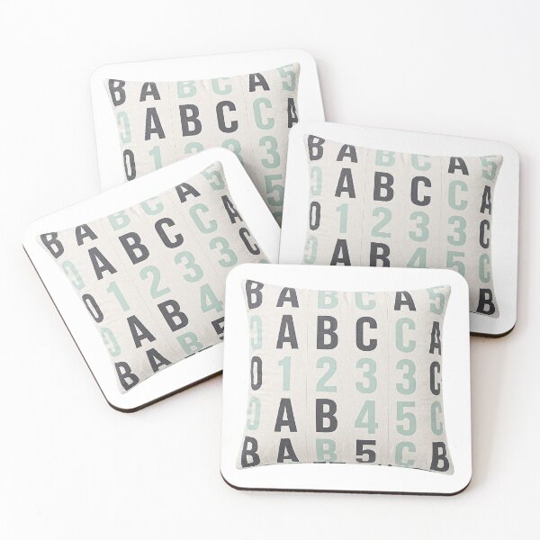 Item preview, Modern Alphabet and Numbers Typography Seamless Pattern - Educational Kids Textile and Pillow Print designed and sold by Nubian Style.
