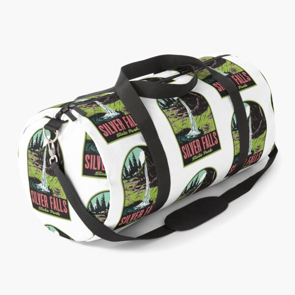 Item preview, South Falls Silver Falls Oregon Retro Travel Illustration designed and sold by HalpinDesign.