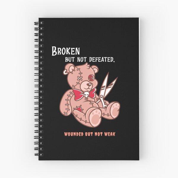Item preview, Wounded But Not Weak Broken But Not Defeated -Teddy Bear designed and sold by chatzous.