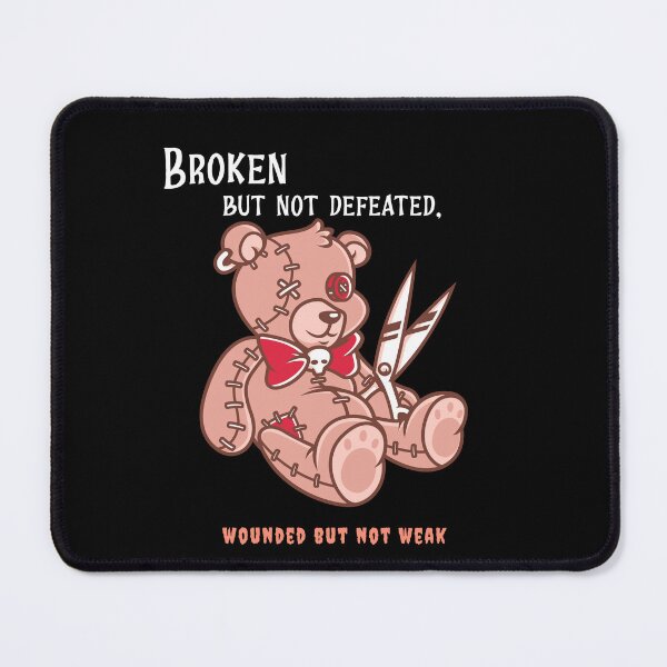 Item preview, Wounded But Not Weak Broken But Not Defeated -Teddy Bear designed and sold by chatzous.