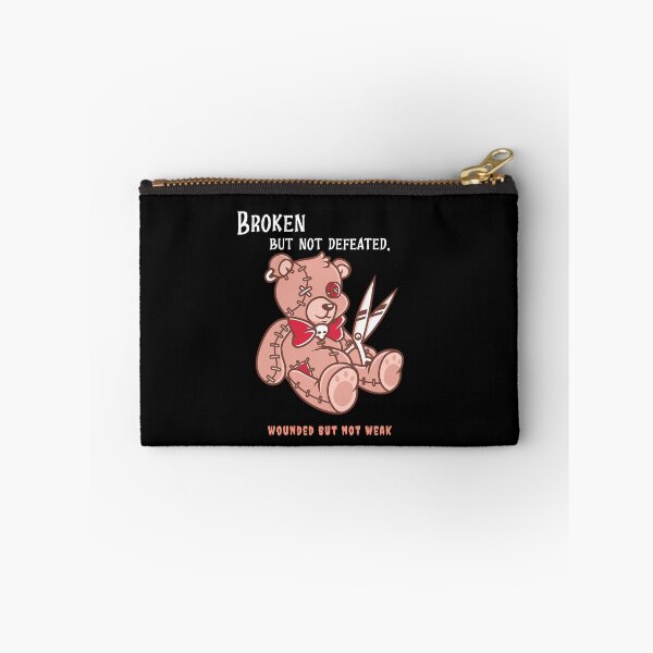 Item preview, Wounded But Not Weak Broken But Not Defeated -Teddy Bear designed and sold by chatzous.
