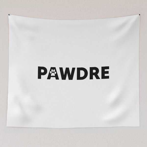 Item preview, PAWDRE Paw Print Word Art designed and sold by OlyvieArt.