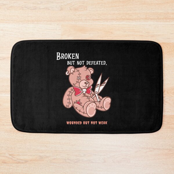 Item preview, Wounded But Not Weak Broken But Not Defeated -Teddy Bear designed and sold by chatzous.