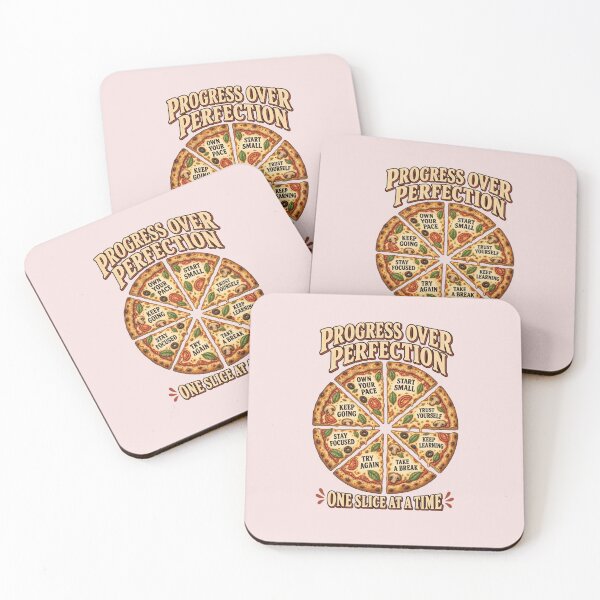 Item preview, Progress Over Perfection – One Slice at a Time, t shirt designed and sold by NinaCreator.