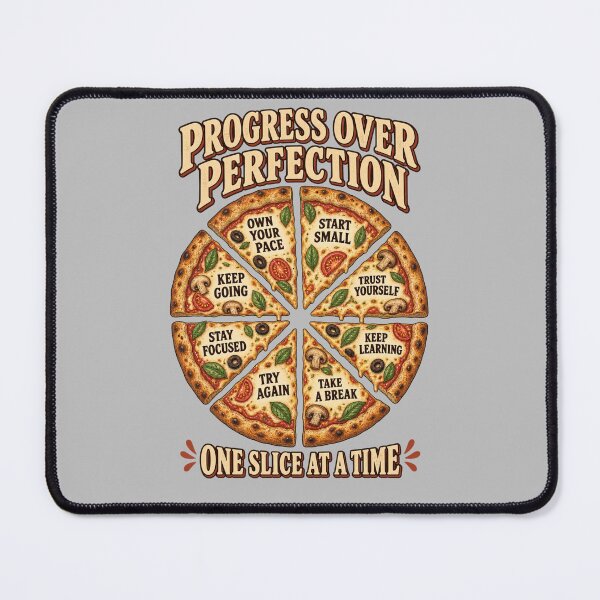 Item preview, Progress Over Perfection – One Slice at a Time, t shirt designed and sold by NinaCreator.