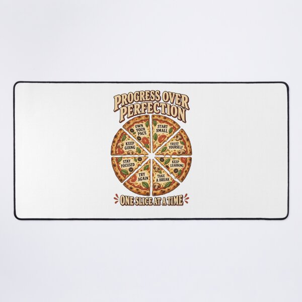 Item preview, Progress Over Perfection – One Slice at a Time, t shirt designed and sold by NinaCreator.