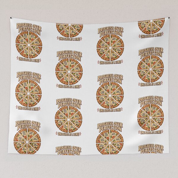 Item preview, Progress Over Perfection – One Slice at a Time, t shirt designed and sold by NinaCreator.