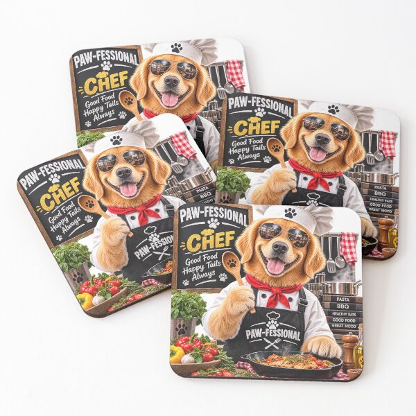 Item preview, Funny Dog Chef – PAW-FESSIONAL Cooking & Food Lover Gift designed and sold by TeeVibeHaus.