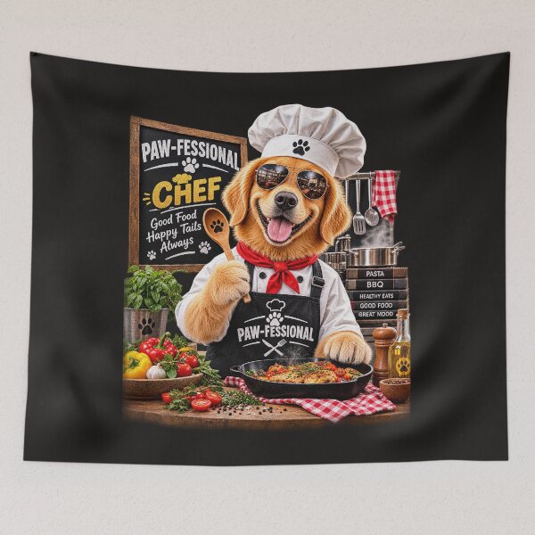 Item preview, Funny Dog Chef – PAW-FESSIONAL Cooking & Food Lover Gift designed and sold by TeeVibeHaus.