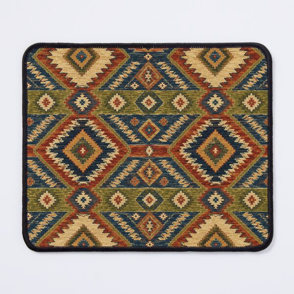 Item preview, Vintage Kilim Geometric Pattern – Boho Tribal Southwestern Textile designed and sold by CreativeCharmCo.