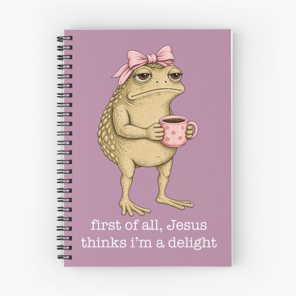 Item preview, First of All Jesus Thinks I'm A Delight Frog Meme Shirt Sarcastic Frog Meme Tee Frog Jesus Top designed and sold by LessIsLoud.