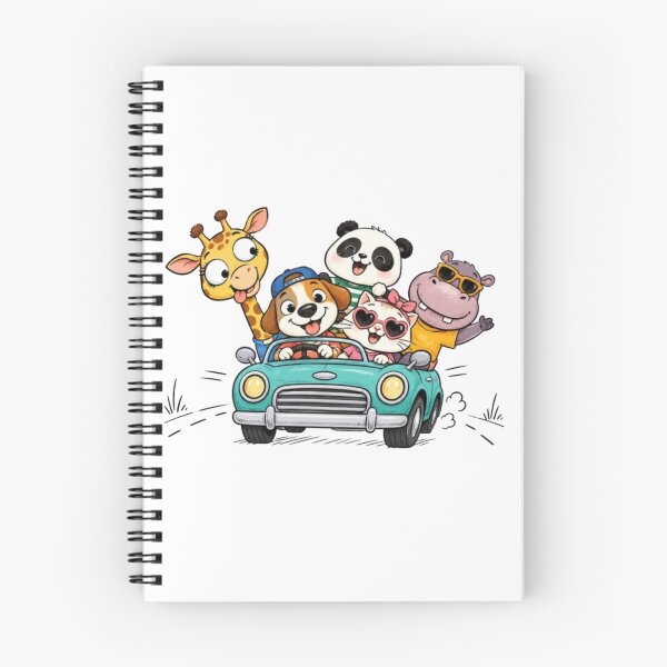 Item preview, Cartoon Animals on a Road Trip Adventure designed and sold by Snurly.
