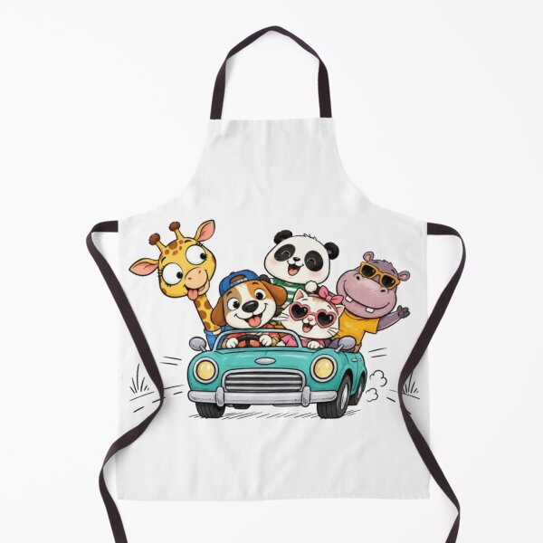 Item preview, Cartoon Animals on a Road Trip Adventure designed and sold by Snurly.