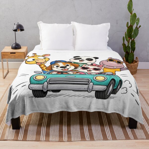 Item preview, Cartoon Animals on a Road Trip Adventure designed and sold by Snurly.