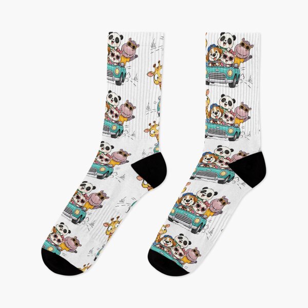 Item preview, Cartoon Animals on a Road Trip Adventure designed and sold by Snurly.