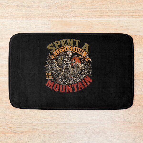 Item preview, Skeleton Hiker Spent A Little Time On The Mountain designed and sold by Juansustait.