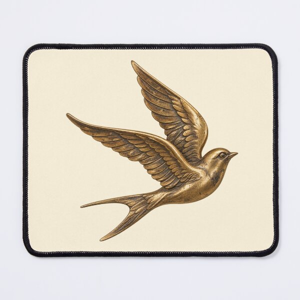 Item preview, Vintage Golden Swallow Bird Antique Celestial Art designed and sold by jianina-alondra.