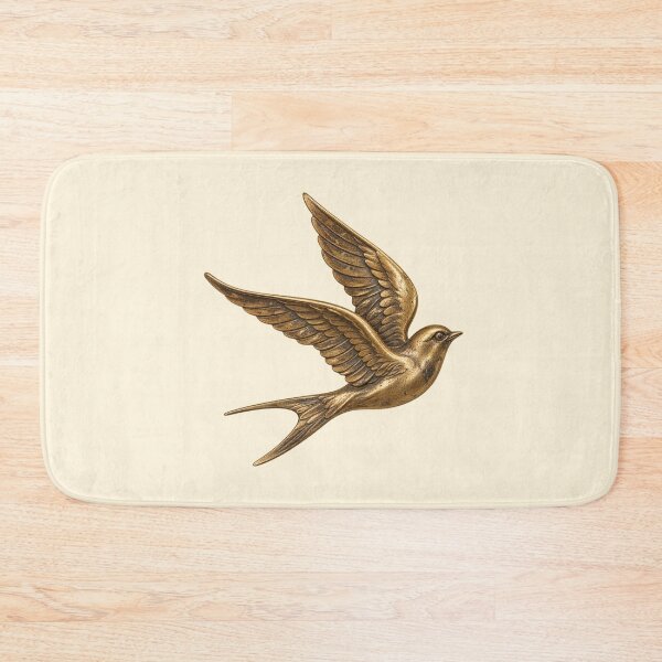 Item preview, Vintage Golden Swallow Bird Antique Celestial Art designed and sold by jianina-alondra.