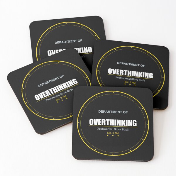 Item preview, Department of Overthinking Funny Introvert Quote designed and sold by Prime-Pulse.