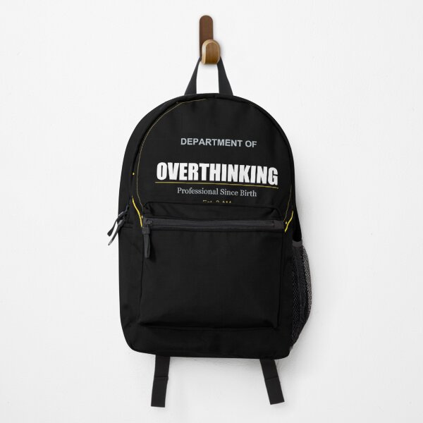 Item preview, Department of Overthinking Funny Introvert Quote designed and sold by Prime-Pulse.
