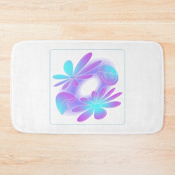Item preview, Y2K Aesthetic Gradient Flowers and Smiley Face designed and sold by chatzous.