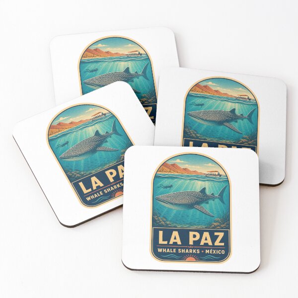 Item preview, Whale Sharks of La Paz Mexico designed and sold by BeachWhisper.