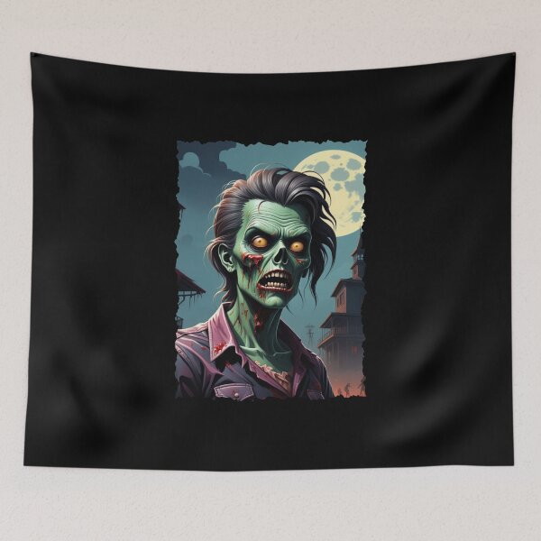 Item preview, Zombie Night – Welcome to the Dead Zone designed and sold by MaryGreenio.
