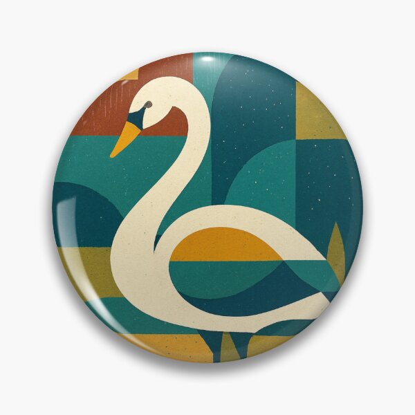 Item preview, Swan illustration – Elegant Wildlife Art designed and sold by GalleryKauffeld.