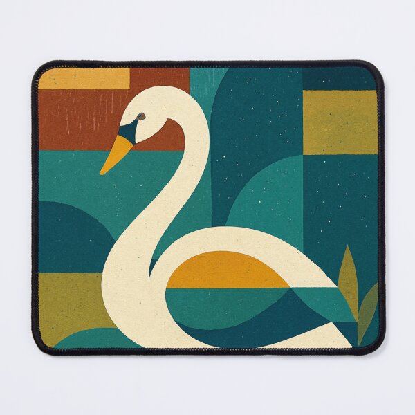 Item preview, Swan illustration – Elegant Wildlife Art designed and sold by GalleryKauffeld.